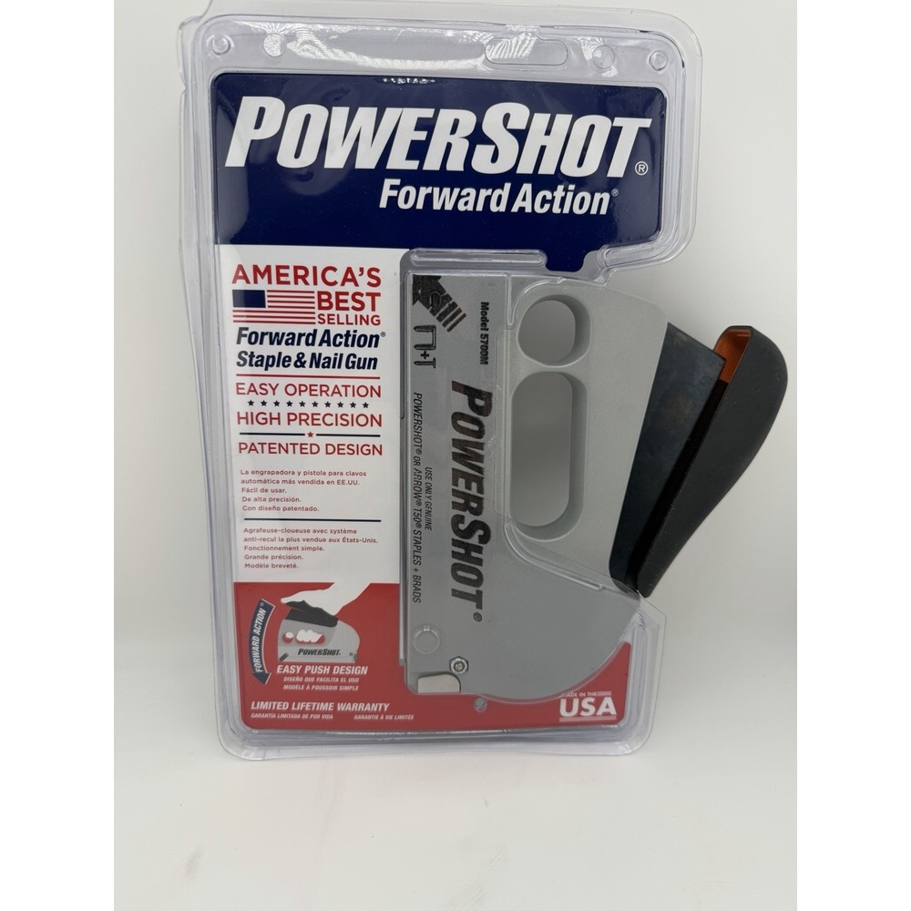 2X  Two  Arrow PowerShot Staple Gun Made in USA Model 5700M